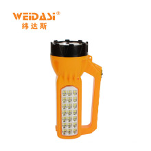 Reusable rechargeable hand led brand best torch light with side lignts